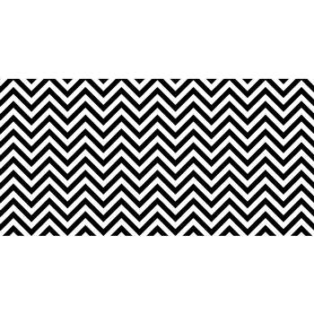 Fadeless 48X50Ft B&W Chevron Design Roll, PAC57715