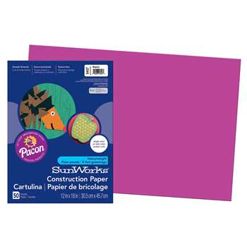 Construction Paper Magenta 12X18 By Pacon