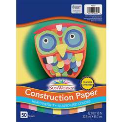 Construction Paper Assorted 12X18 By Pacon