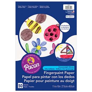 Fingerpaint Paper 11"X16" By Pacon