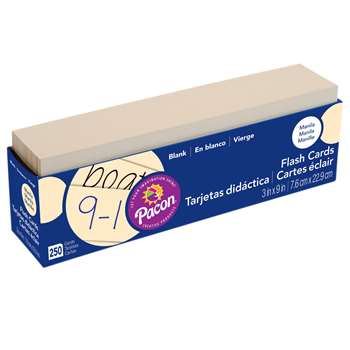 Blank Flash Cards 3X9 | PAC74100