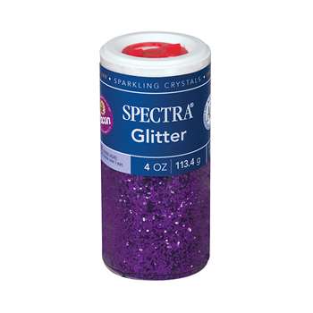 Spectra Glitter 4Oz Purple Sparkling Crystals By Pacon