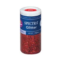 Glitter 4Oz Red By Pacon