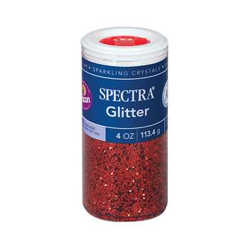 Glitter 4Oz Red By Pacon