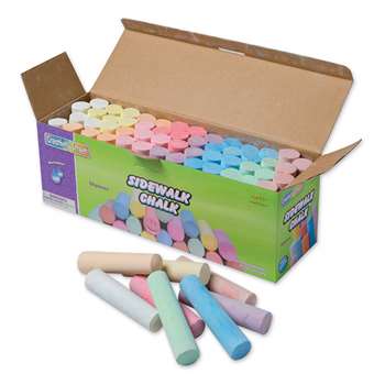 Sidewalk Chalk 52 Pcs Assrtd Colors, PACAC1752