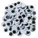 Wiggle Eyes Black 20 Mm 100 Pieces - PACAC347502