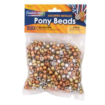 Pony Beads Metallic, PACAC3549