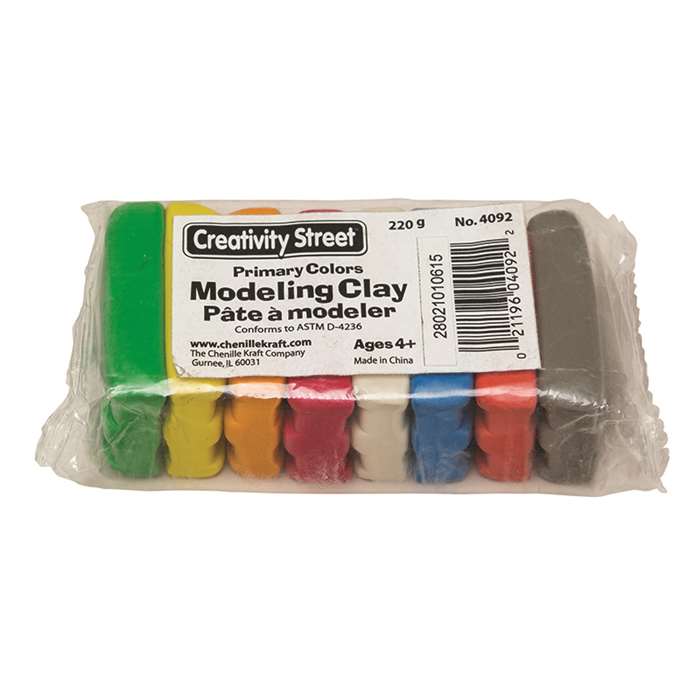 Modeling Clay Neon Hues Asst 8 Pcs, PACAC4092