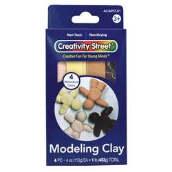 Modeling Clay 1lb Multcltrl Assort 4 Colors, PACAC409701