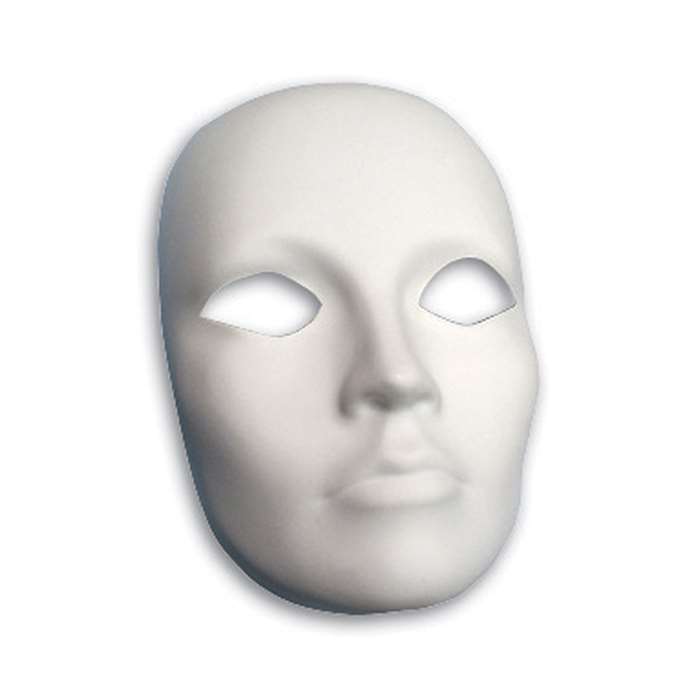 Plastic Mask Female Face, PACAC4201