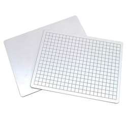 2 Sided Math Whiteboards 1/2&quot; Grid Plain, PACAC900910