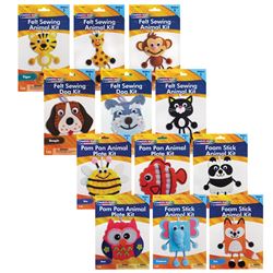 ALL ANIMAL CRAFT KIT SET CREATIV ST - PACACANMKIT4