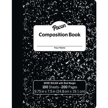 Composition Notebook 100 Ct 975x75, PACMMK37101