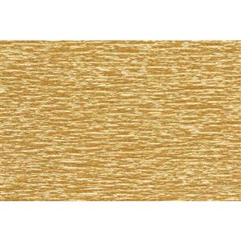 Extra Fine Crepe Paper Metallic Gld, PACPLG11002