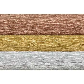 Extra Fine Crepe Papr Metallic Asst, PACPLG11004