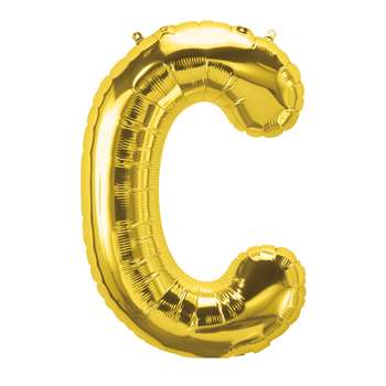 16&quot; Foil Balloon Gold Letter C, PBN59438