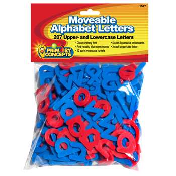 Shop Moveable Alphabet 207 Letters - Pc-1017 By Primary Concepts