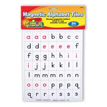 Shop Magnetic Alphabet Tiles - Pc-1421 By Primary Concepts