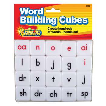 Word Building Cubes, PC-3938