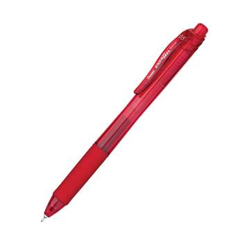Energel X Red 0.5Mm Retractable Liquid Gel Pen By Pentel Of America