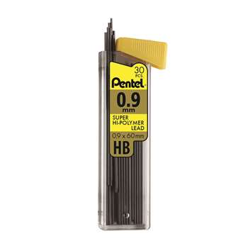 Super Hi Polymer Lead Refill 09Mm Medium Hb 30 Pcs, PENC29HB