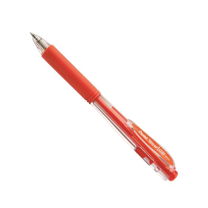 Pentel Wow Gel Pen Orange, PENK437F