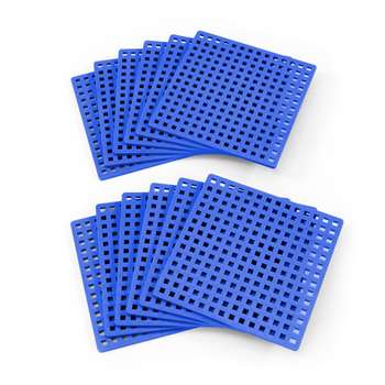 Baseplates Classroom Pack Blue Set Of 12, PLL03392