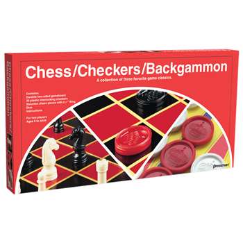 Chess/Checkers/Backgammon By Pressman Toys