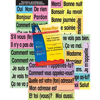 High-Freq Vocab Card Set French, PSZP145R