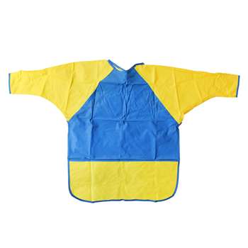 Kinder Smocks Long Sleeves Ages 6-8 W/ Pocket By Peerless Plastics