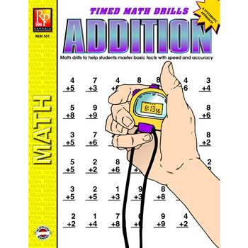 Timed Math Facts Addition By Remedia Publications