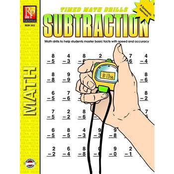 Timed Math Facts Subtraction By Remedia Publications