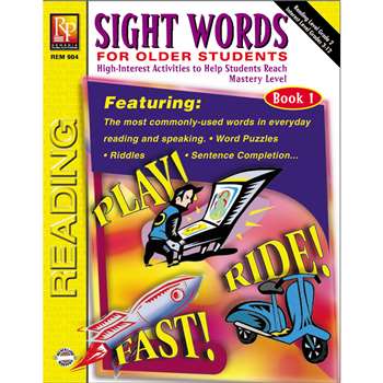 Sight Words For Older Students Book 1 By Remedia Publications