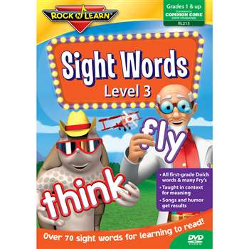 Sight Words Level 3 Dvd By Rock N Learn