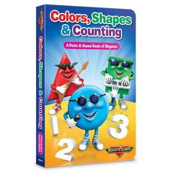 Rock N Learn Colors Shapes & Counting Board Book, RL-312