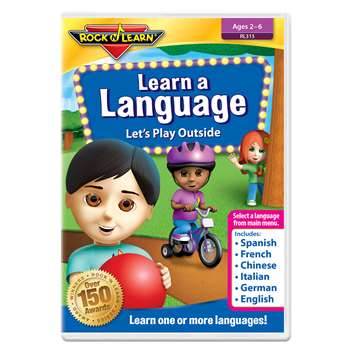 Rock N Learn Learn A Language DVD Lets Play Outsid, RL-315