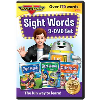 Rock N Learn Sight Words 3 DVD Set, RL-316