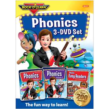 Rock N Learn Phonics 3 DVD Set, RL-317