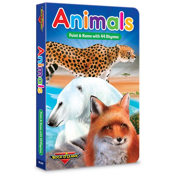 Rock N Learn Animals Board Book, RL-320