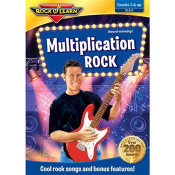 Multiplication Rock On Dvd By Rock N Learn