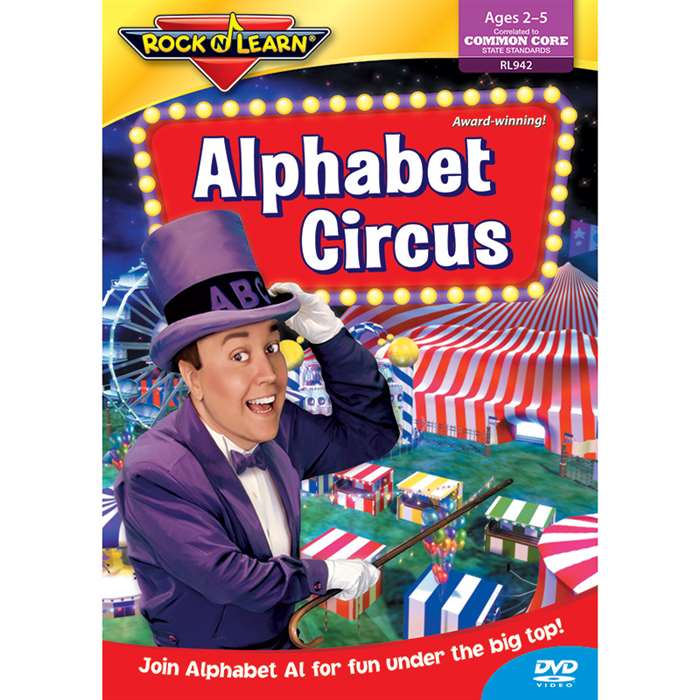 Alphabet Circus On Dvd By Rock N Learn