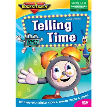 Telling Time Video Dvd By Rock N Learn