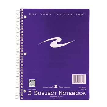 Spiral Notebook 3 Subject 120 Pages, ROA10041