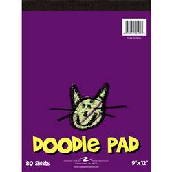 Kids Doodle Pad 9X12 80 Sheets, ROA50100
