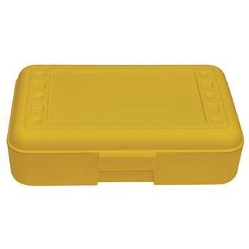 Pencil Box Yellow By Romanoff Products