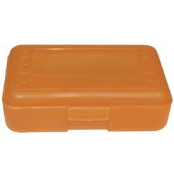 Pencil Box Tangerine By Romanoff Products