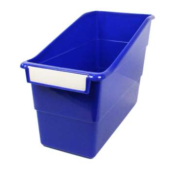 Blue Shelf File With Label Holder Standard, ROM77204