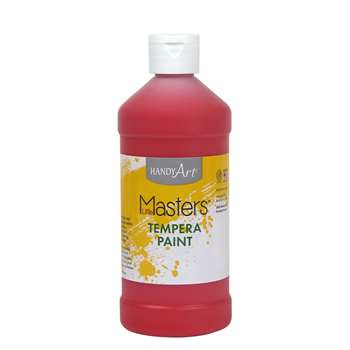 Little Masters Red 16Oz Tempera Paint By Rock Paint / Handy Art