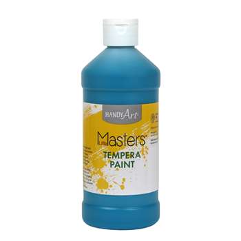 Little Masters Turquoise 16Oz Tempera Paint By Rock Paint / Handy Art