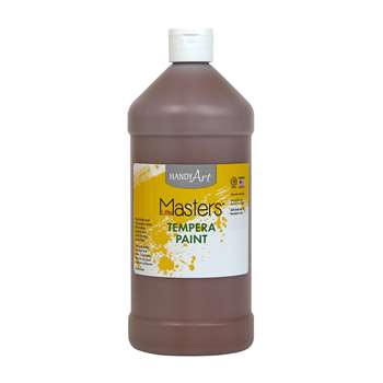 Little Masters Brown 32Oz Tempera Paint By Rock Paint / Handy Art